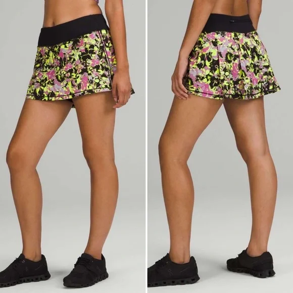lululemon athletica | Pace Rival Mid-Rise Skirt Inflected Highlight Yellow Multi - Picture 8 of 8
